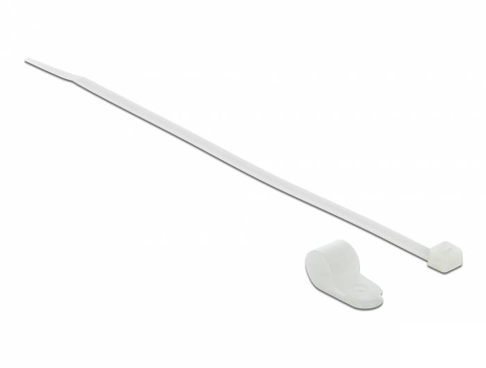 DeLOCK - Kabelbinder-Kit - 30 cm - weiß