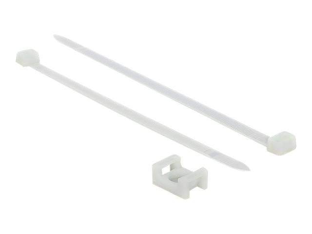 DeLOCK - Kabelbinder-Kit - 15 cm - weiß