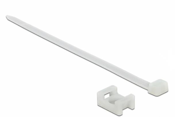 DeLOCK - Kabelbinder-Kit - 15 cm - weiß