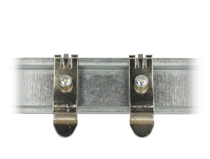 DeLOCK - Desktop Verbindungstafel 35 mm DIN Schienen-Halterungsset
