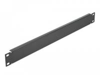 DeLOCK Network Cabinet Blind Cover - Rack-Blindabdeckungsplatte - Schwarz - 1U - 48.3 cm (19")