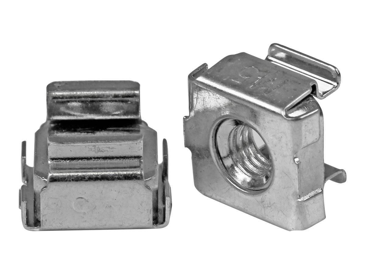 StarTech.com Käfigmutter M5 für Server Rack / -Schrank Packung mit 50 - Cage Nuts für Serverschränke - Vorspannmutter fü