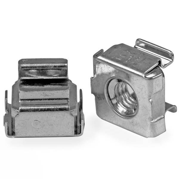 StarTech.com Käfigmutter M5 für Server Rack / -Schrank Packung mit 50 - Cage Nuts für Serverschränke - Vorspannmutter fü