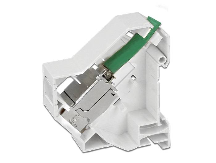 DeLOCK - Modularer Einsatz für DIN-Schiene-Halterung