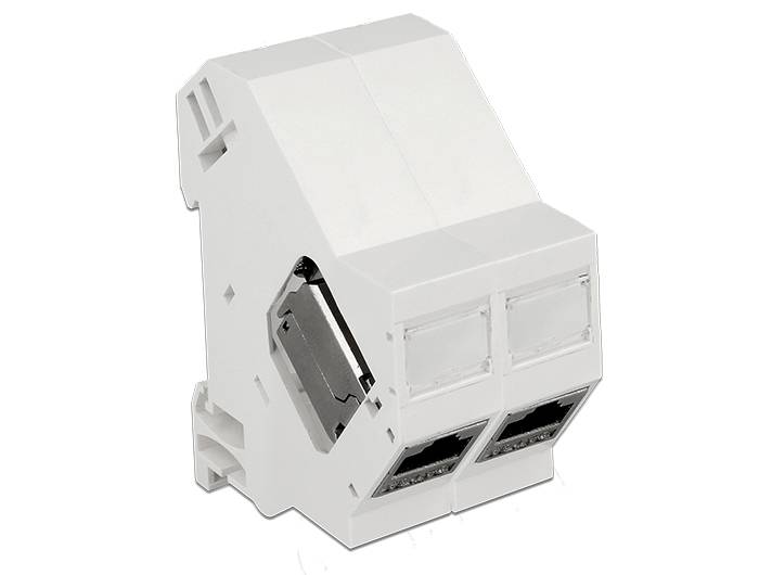 DeLOCK - Modularer Einsatz für DIN-Schiene-Halterung