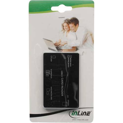 InLine - Kartenleser - All-in-one (MS, MS PRO, SD, MS Duo, RS-MMC, microSD, CFast Card, UHS/MMC)