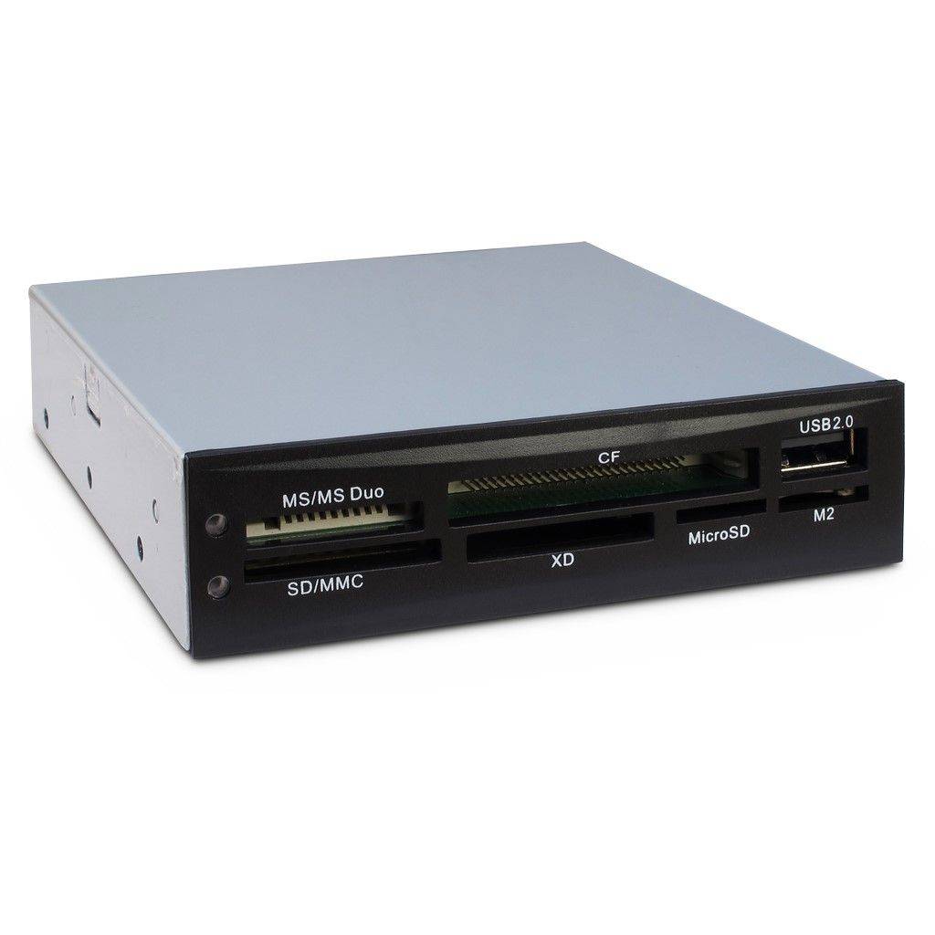 Inter-Tech Nitrox Multi Card Reader CI-02 - Kartenleser - 8,9 cm (3,5 Zoll)