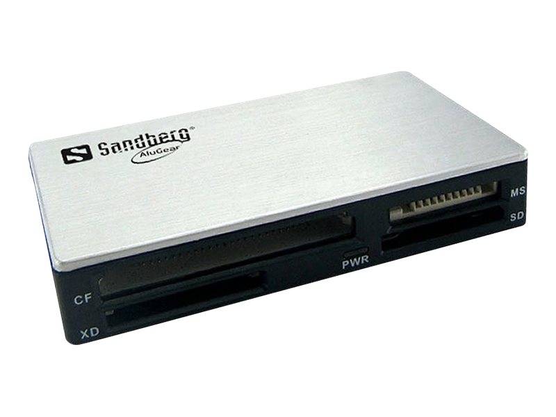 Sandberg USB 3.0 Multi Card Reader - Kartenleser (MS, MMC, SD, xD, CF, TransFlash, microSD, SDHC, MS Micro)