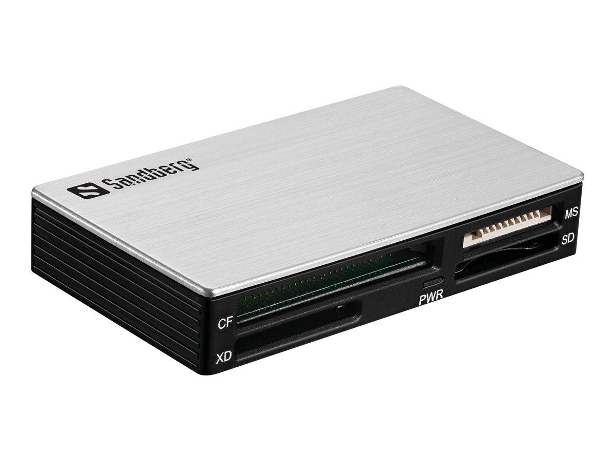 Sandberg USB 3.0 Multi Card Reader - Kartenleser (MS, MMC, SD, xD, CF, TransFlash, microSD, SDHC, MS Micro)
