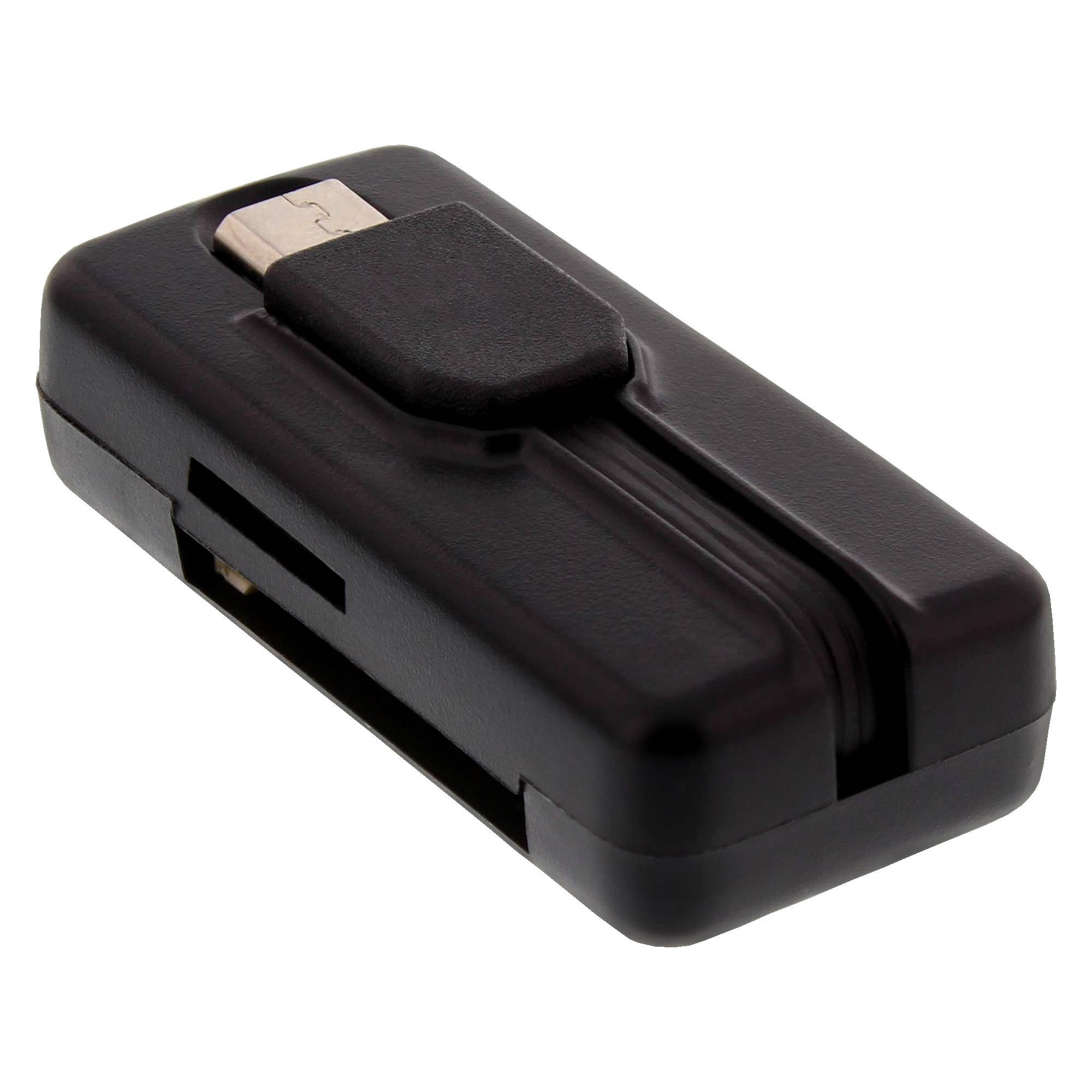 INLINE - OTG Card Reader Dual Flex - für SD+microSD - mit USB Buchse+2 Kartenslots
