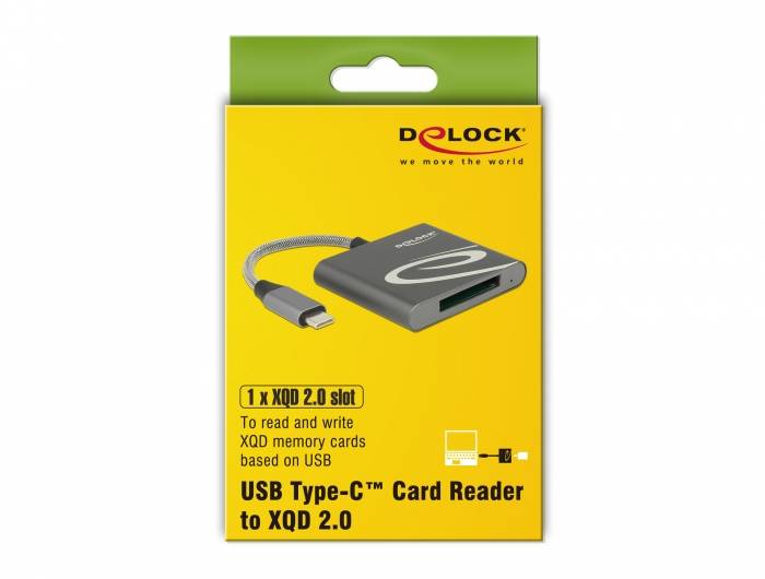 Delock - Kartenleser (XQD, XQD 2.0) - USB 3.1
