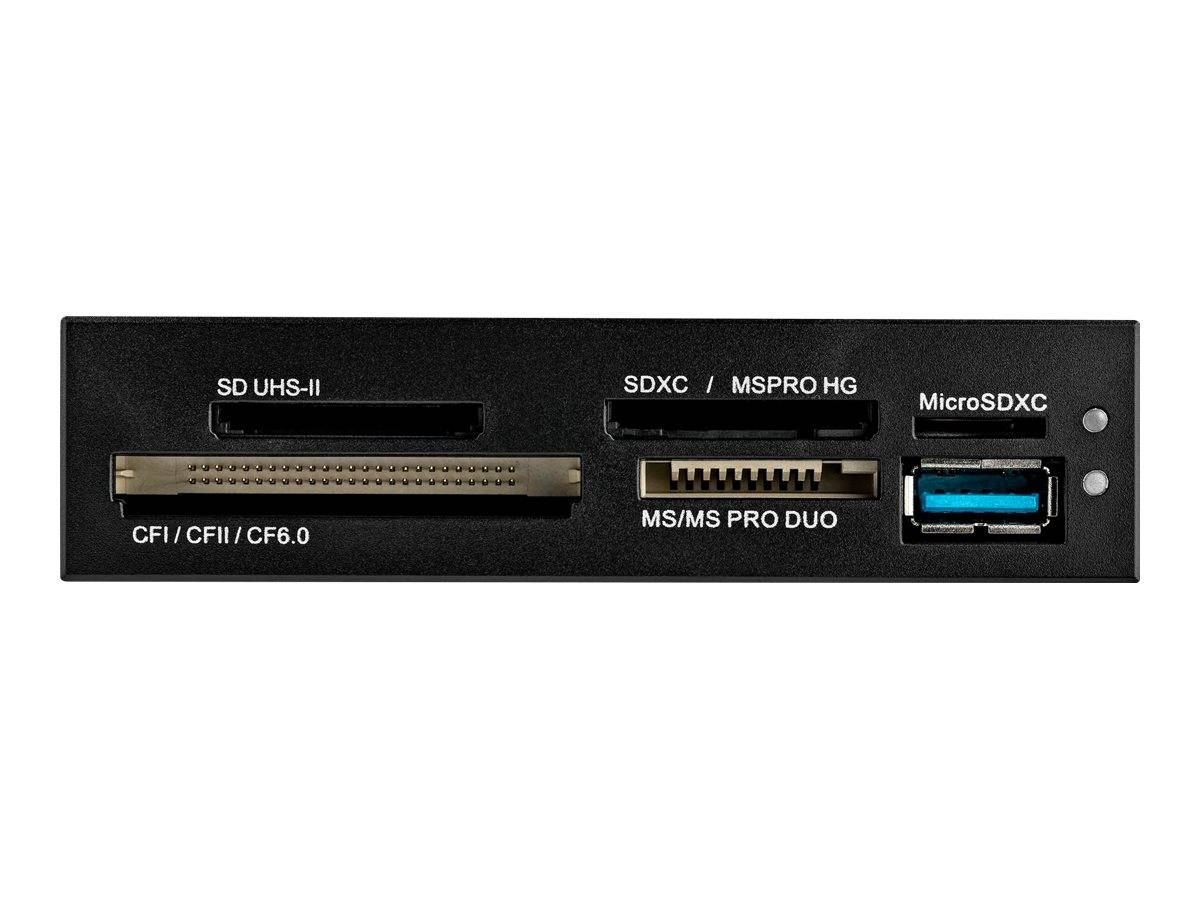 StarTech.com USB 3.0 interner Kartenleser mit UHS-II Unterstützung - SecureDigital/Micro SD/MemoryStick/CF Kartenlesegerät - Kartenleser - 8,9 cm (3