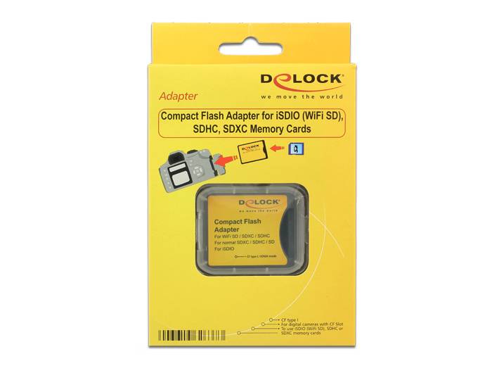 Delock - Kartenadapter (SD, SDHC, SDXC) - CompactFlash