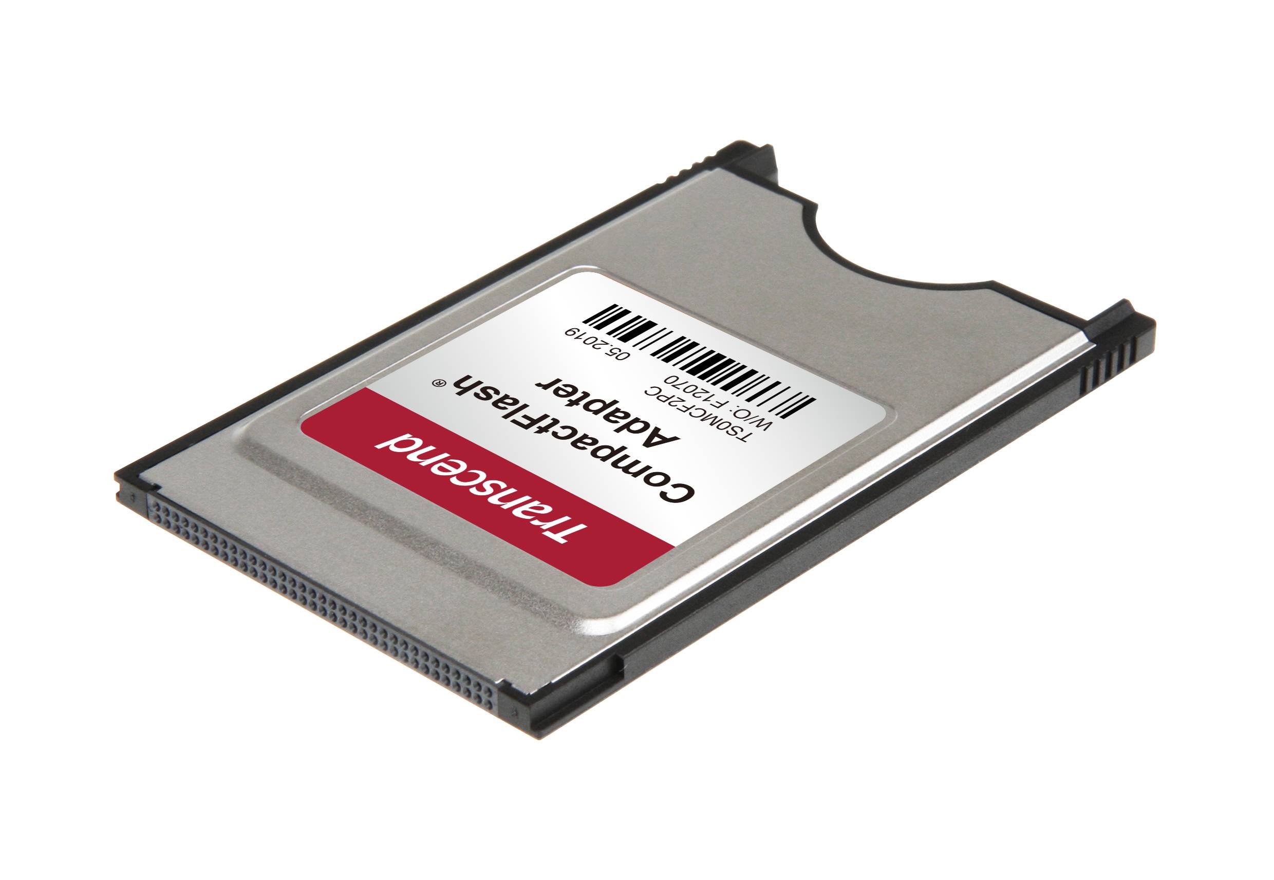 Transcend - Kartenadapter (CF I) - PC-Karte