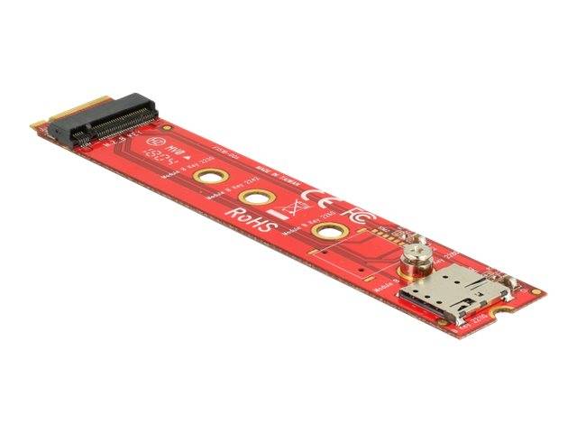 DeLOCK Adapter M.2 key B male > M.2 key B slot port saver + Nano SIM slot