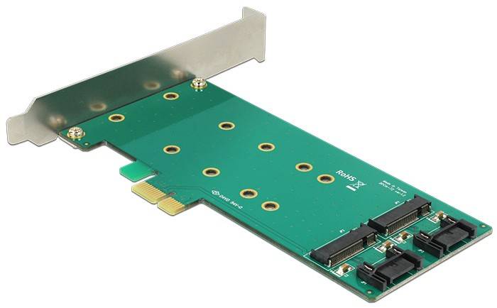 DeLOCK PCI Express Card > 2 x internal M.2 - Speicher-Controller