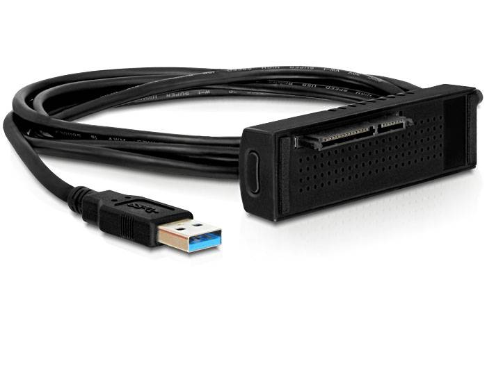 USB 3.0 interner Front-Panel-Header-Kabel mit einem USB-A-Stecker und schwarzer rechteckiger Motherboard-Halterung.