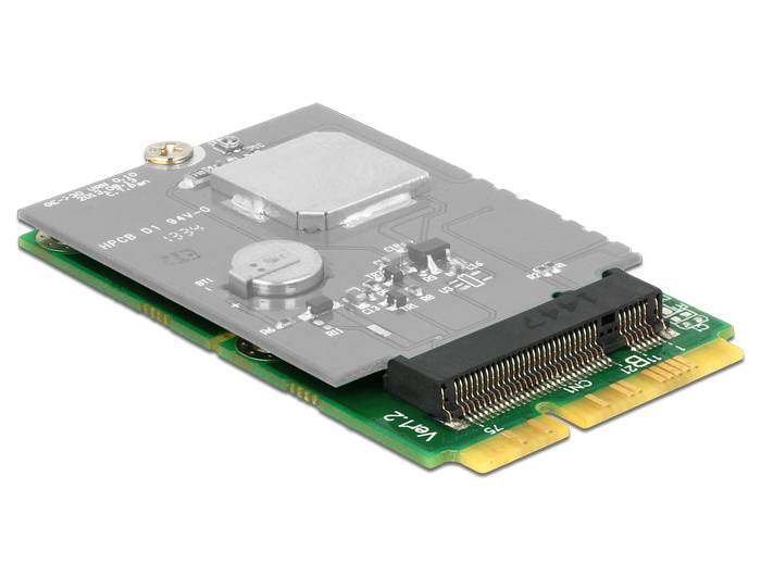 Delock Adapter MiniPCIe > M.2 NGFF - Speicher-Controller