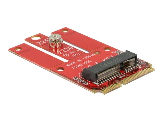 DeLOCK Mini PCIe > M.2 Key E slot - Speicher-Controller