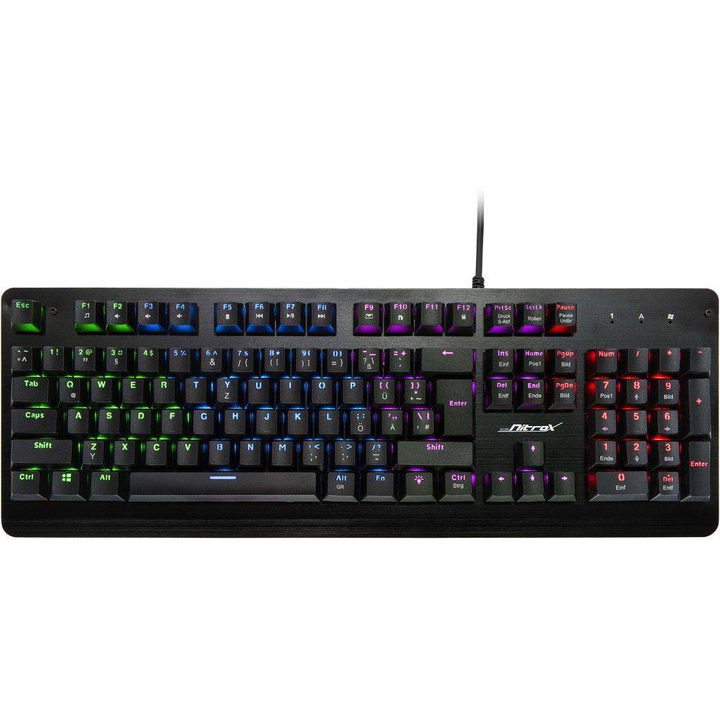 Inter-Tech Nitrox NK-2000ME - Tastatur - backlit