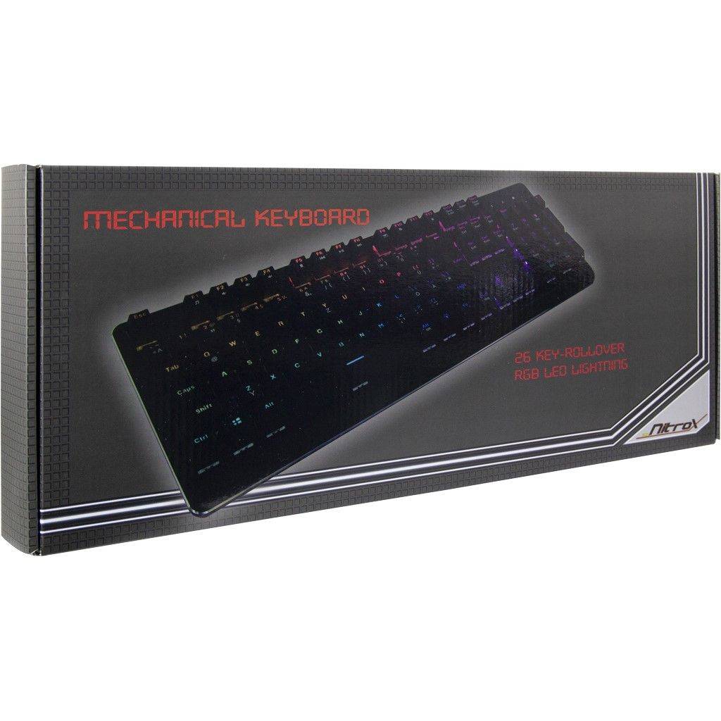 Inter-Tech Nitrox NK-2000ME - Tastatur - backlit