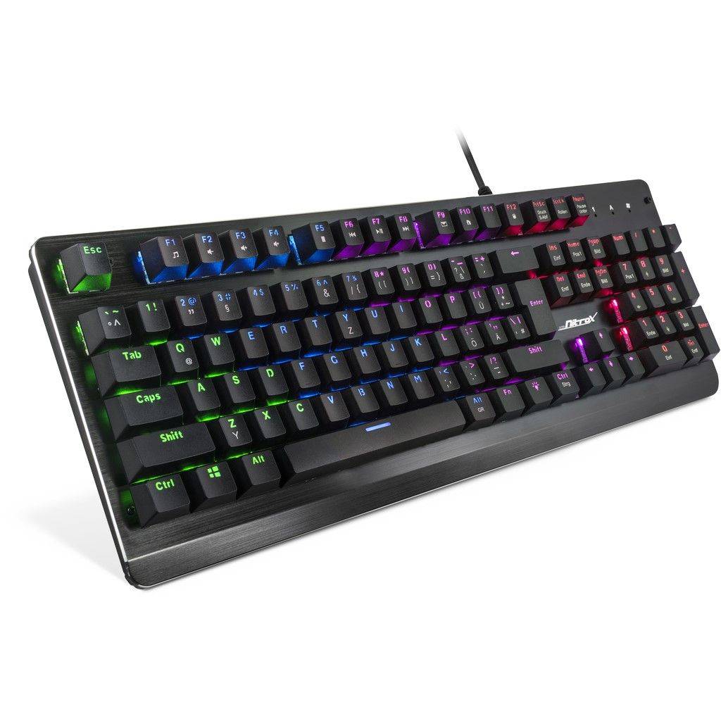 Inter-Tech Nitrox NK-2000ME - Tastatur - backlit