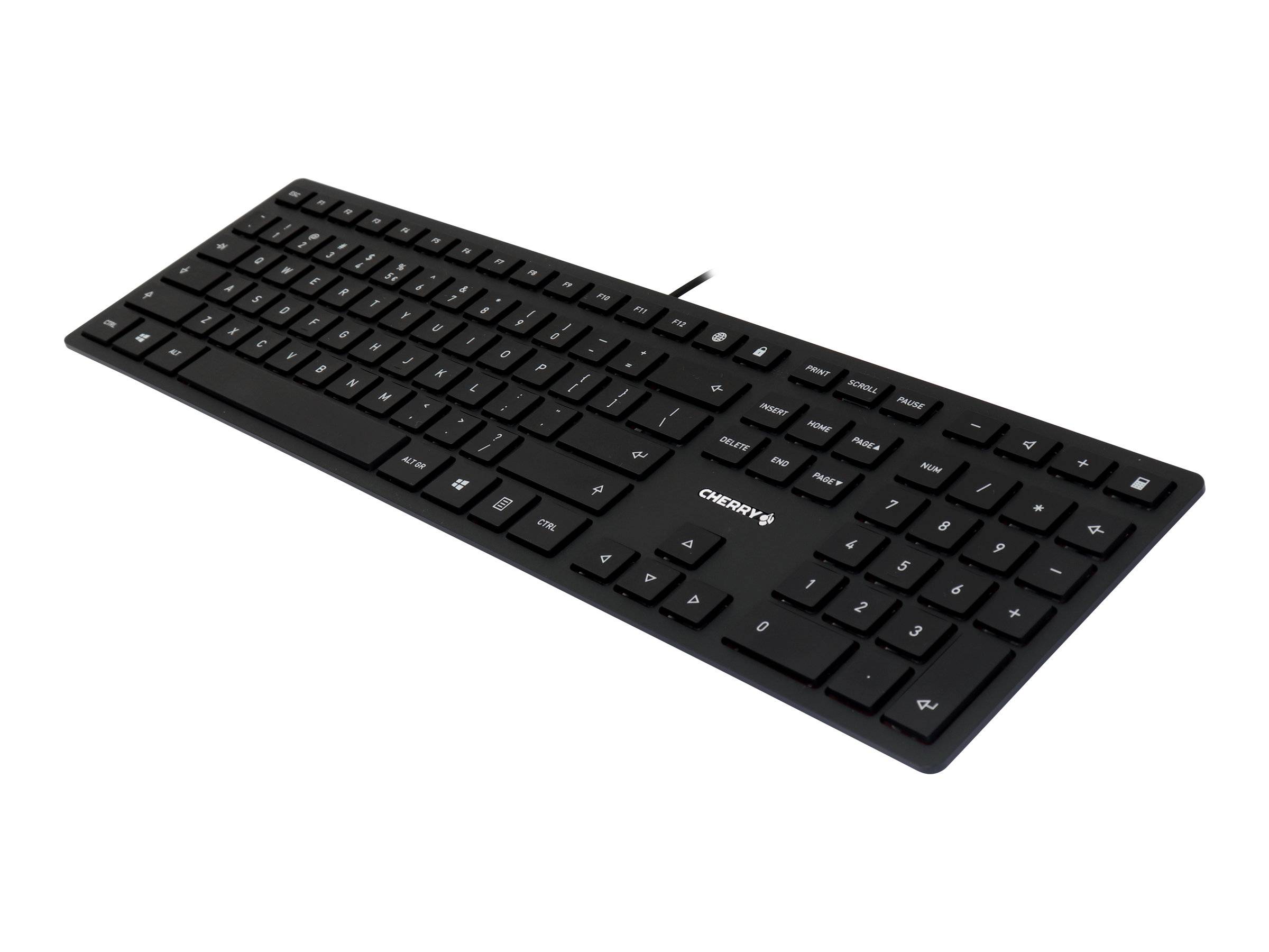 CHERRY KC 6000 SLIM - Tastatur - USB - US mit Euro-Symbol