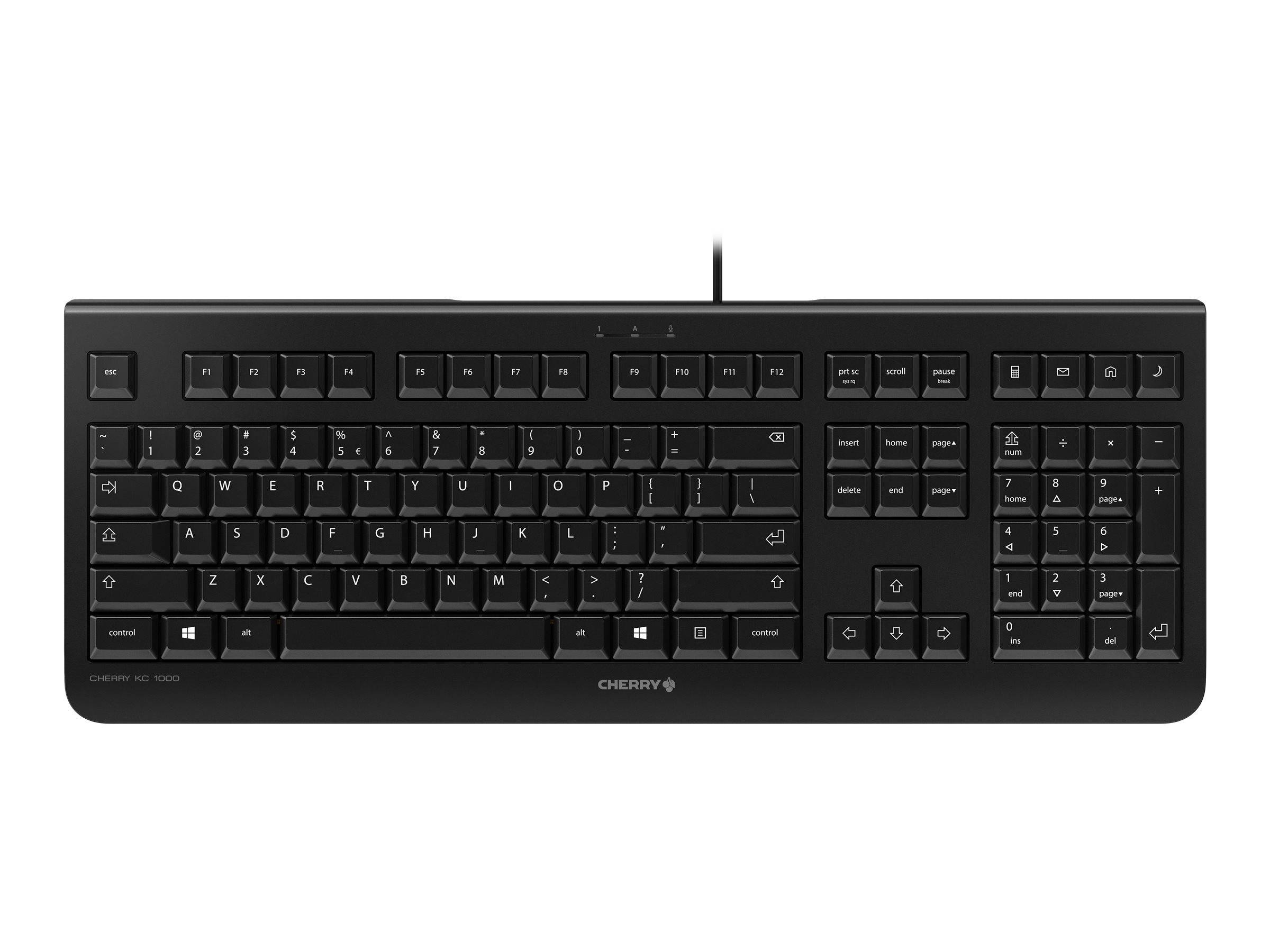 CHERRY KC 1000 - Tastatur - USA - Schwarz