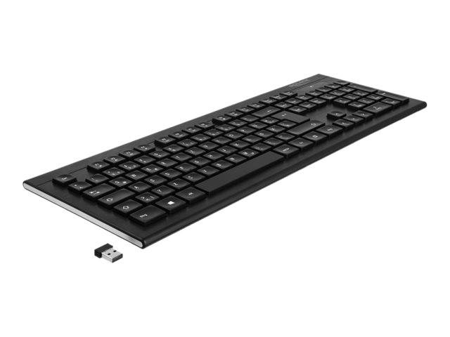 DeLOCK - Tastatur - kabellos - 2.4 GHz - QWERTZ