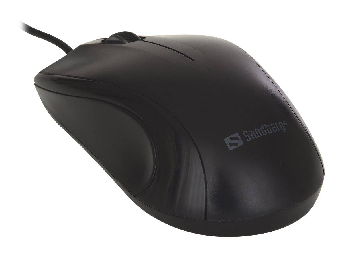 Sandberg USB Mouse - Maus - optisch - 3 Tasten