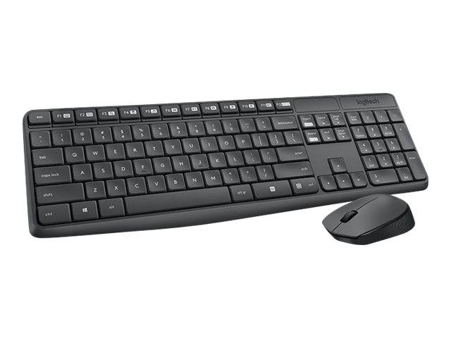 Logitech MK235 - Tastatur-und-Maus-Set - kabellos