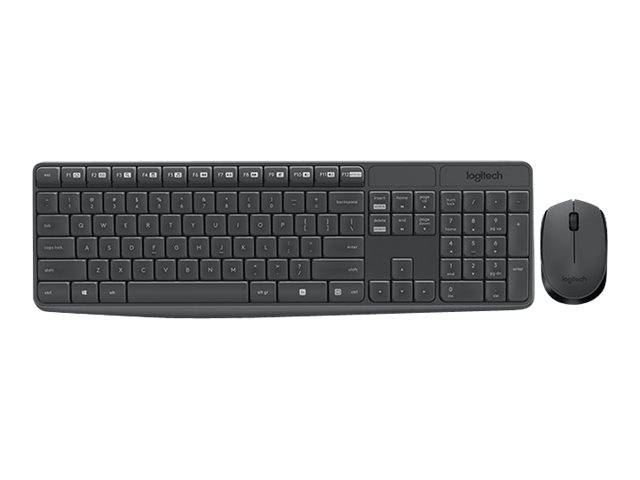 Logitech MK235 - Tastatur-und-Maus-Set - kabellos