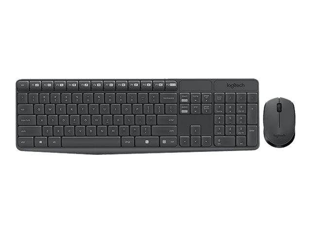 Logitech MK235 - Tastatur-und-Maus-Set - kabellos