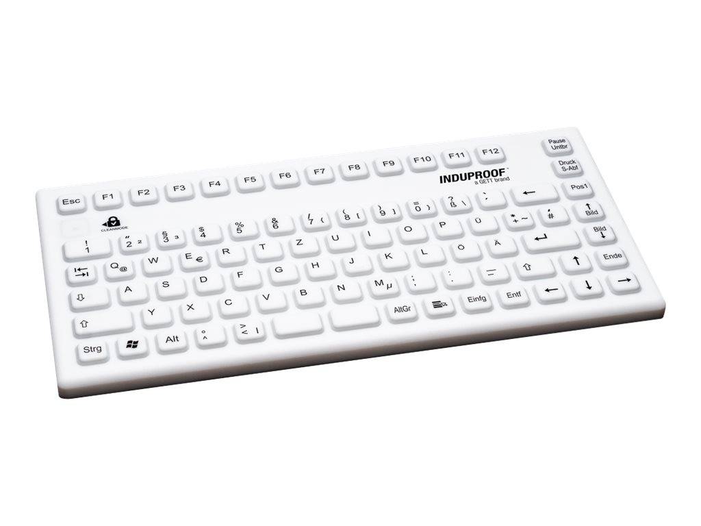 InduKey TKG-086-IP68-WHITE - Tastatur - USB - USA/Europa