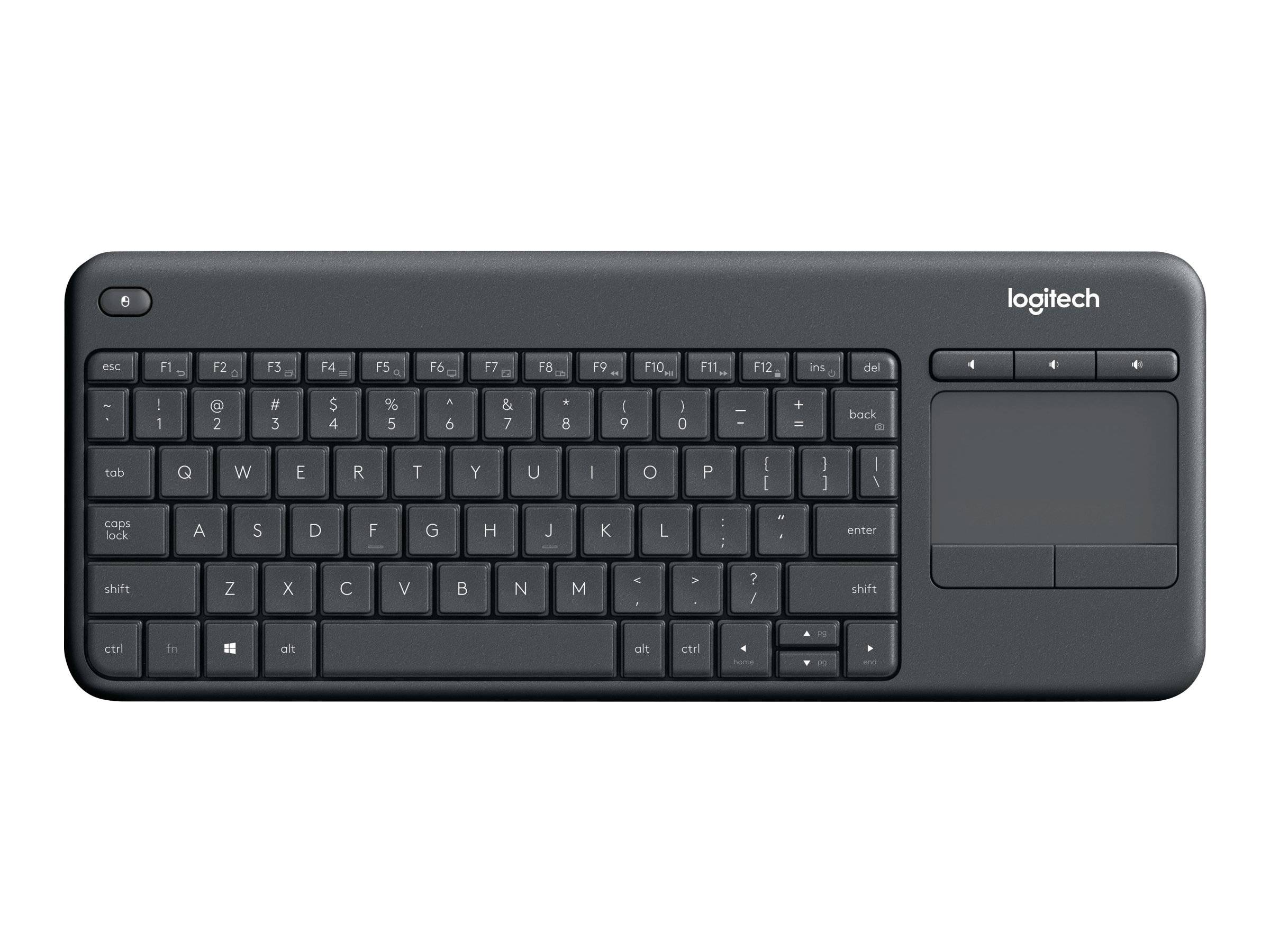 Logitech Wireless Touch Keyboard K400 Plus - Tastatur