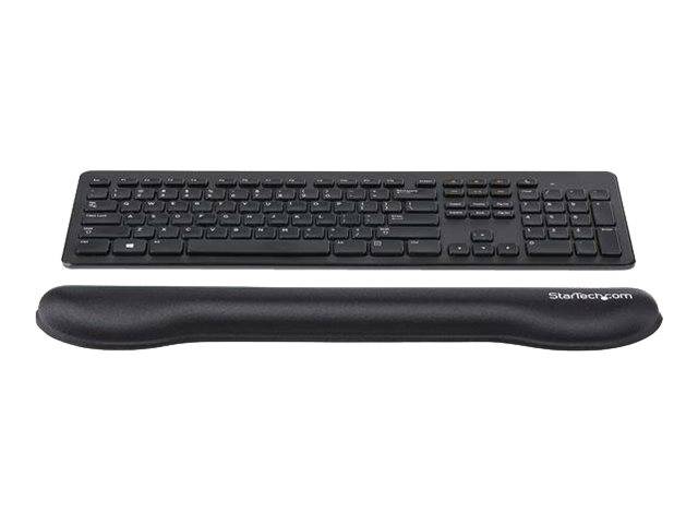 StarTech.com WRSTRST Handballenauflage für Tastatur ( Ergonomisch, Gel, Rutschfest, Kompatibel mit Sitz/Steh Arbeitsstat
