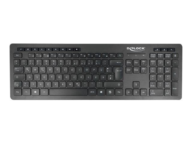 Delock - Silent - Tastatur - kabellos - 2.4 GHz