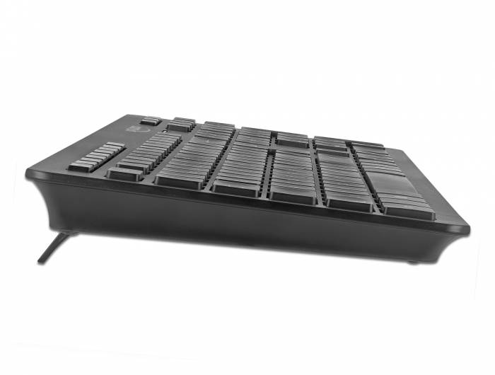 Delock - Silent - Tastatur - kabellos - 2.4 GHz