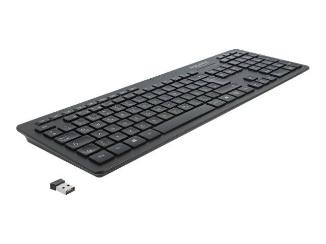 Delock - Silent - Tastatur - kabellos - 2.4 GHz