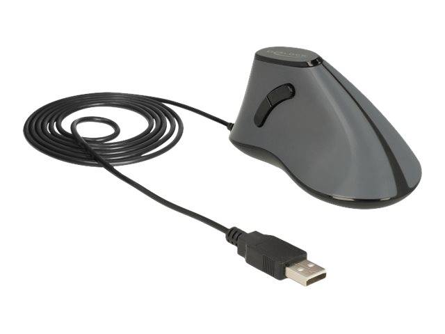 Delock - Vertikale Maus - ergonomisch - Für Rechtshänder