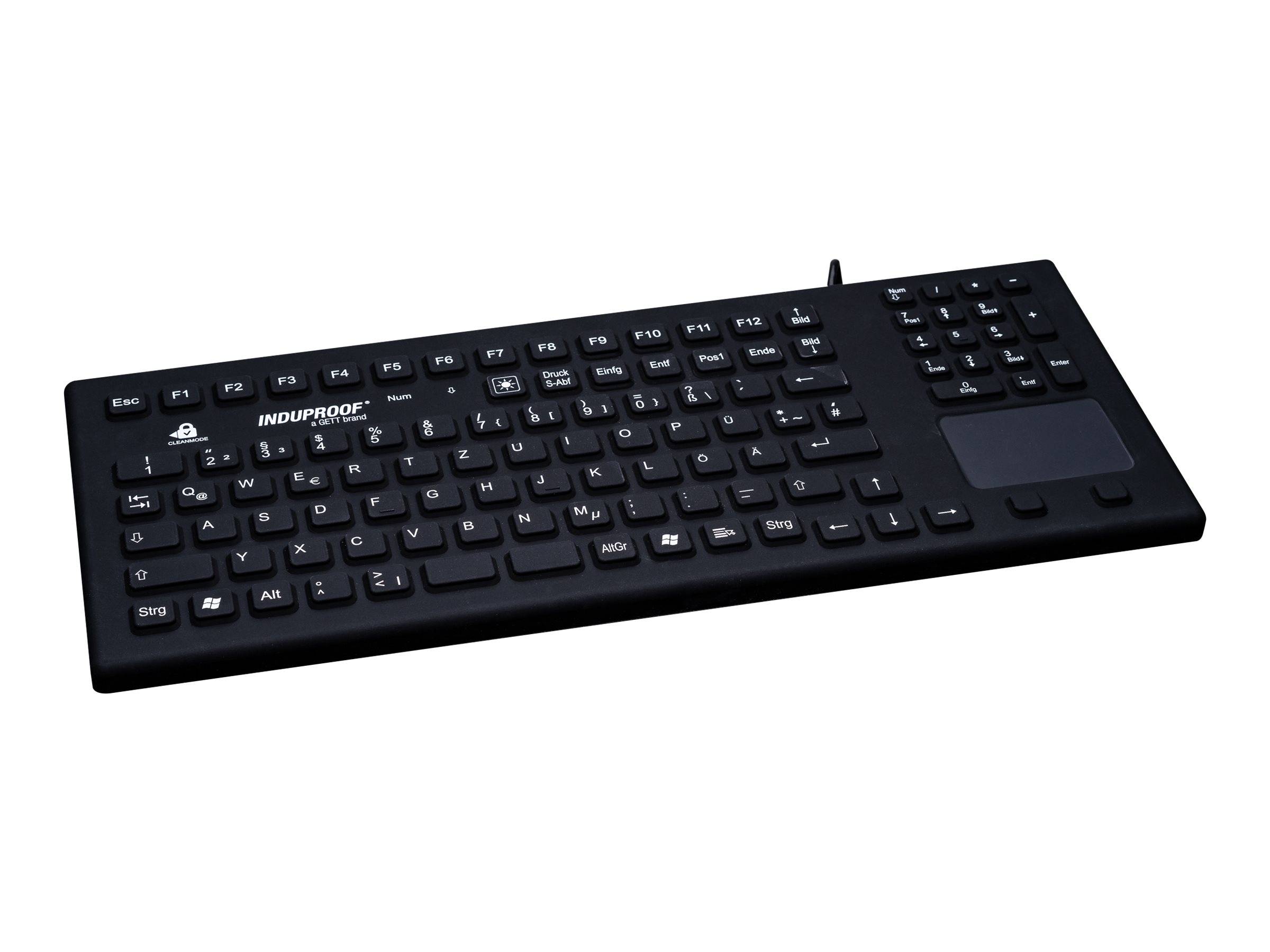 InduKey InduProof Smart Touch - Tastatur - mit Touchpad