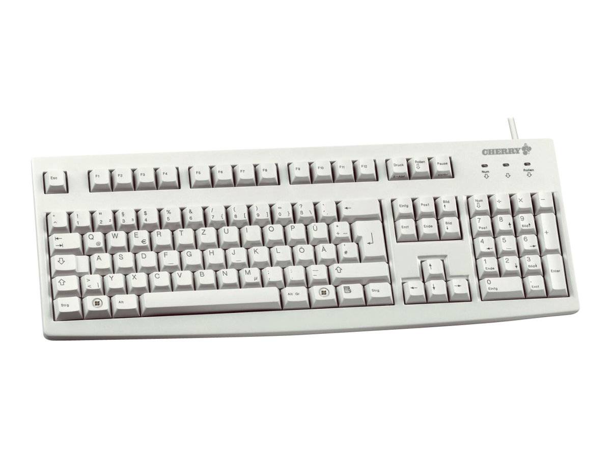 CHERRY G83-6105 - Tastatur - USB - GB - Hellgrau