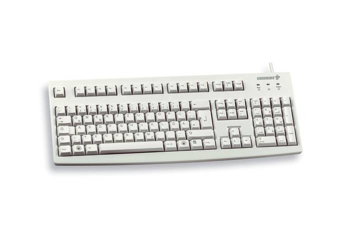 CHERRY G83-6105 - Tastatur - USB - GB - Hellgrau