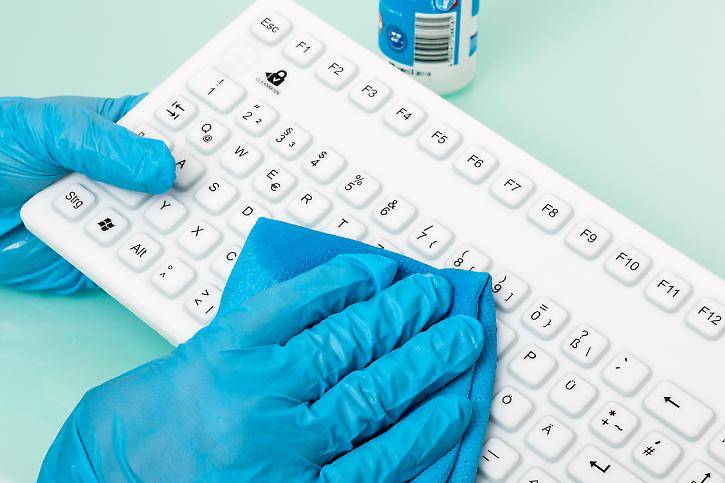 GETT TKG-086-IP68-WHITE - Tastatur - waschbar