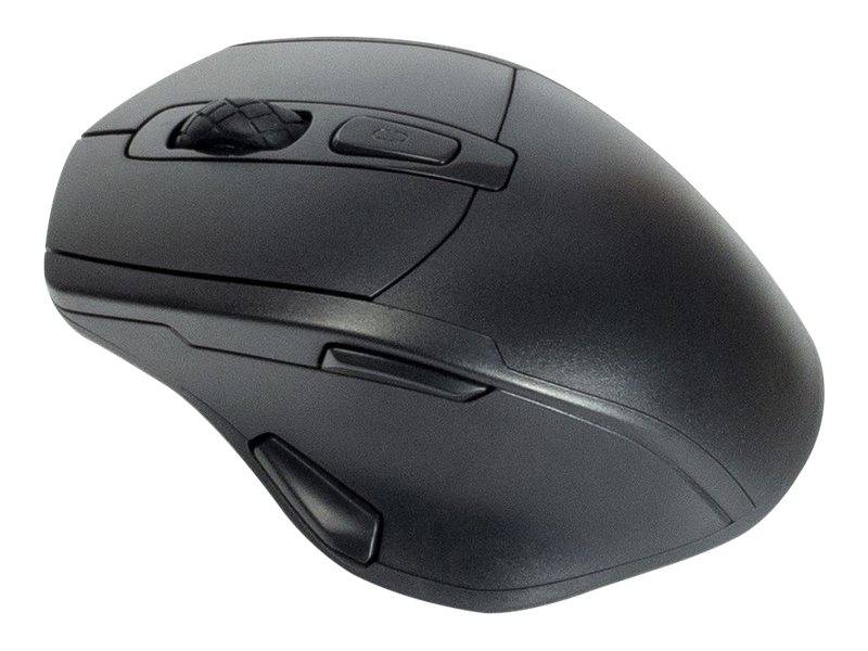 INTER-TECH - Eterno M-230 - Maus - ergonomisch - optisch - 6 Tasten - kabellos - 2.4 GHz - kabelloser Empfänger (USB)