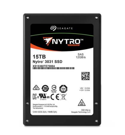 Seagate Nytro 3131 XS15360TE70014 - Solid-State-Disk - verschlüsselt - 15.36 TB - intern - 2.5" (6.4 cm)