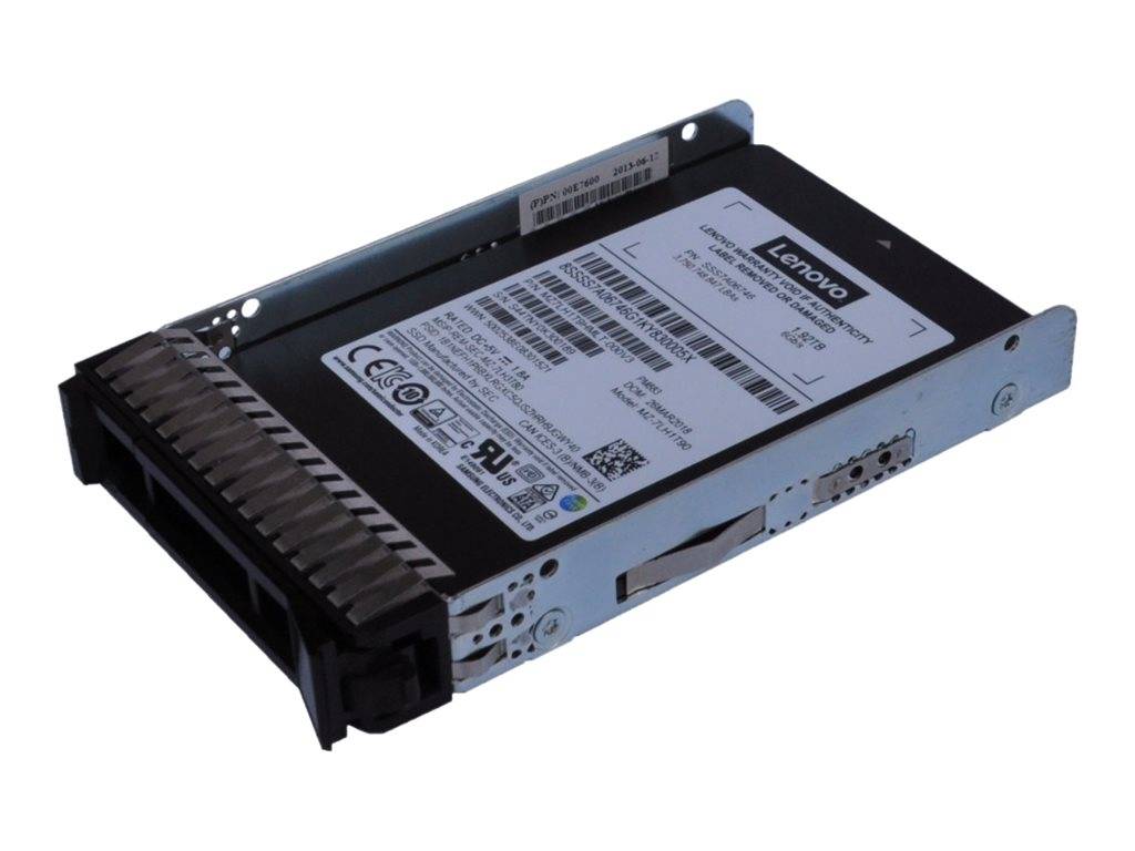 Lenovo PM883 Entry - Solid-State-Disk - 1.92 TB - Hot-Swap - 2.5" (6.4 cm)
