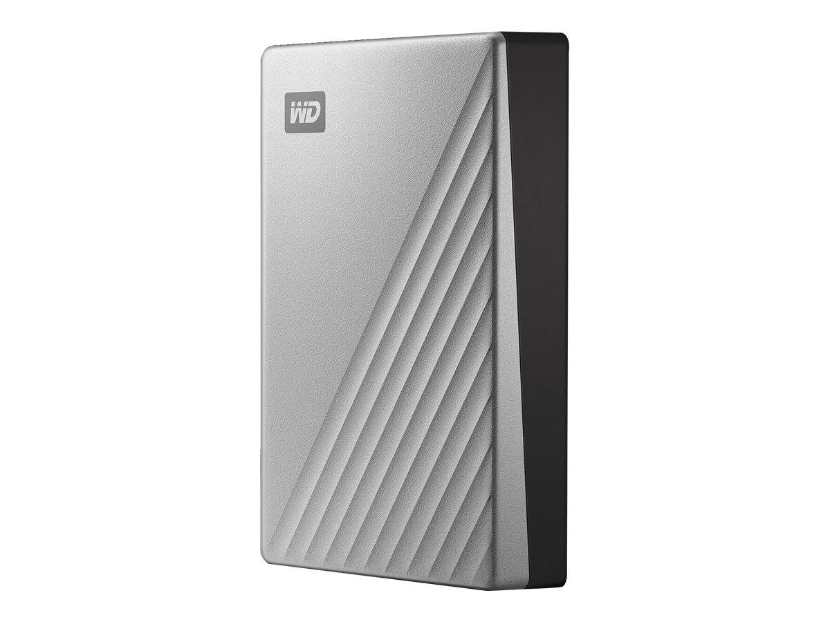 2,5 WD My Passport Ultra 4TB Silver USB-C/USB3.0 HDD 6,4cm 2,5Zoll Metal finish RTL portable extern