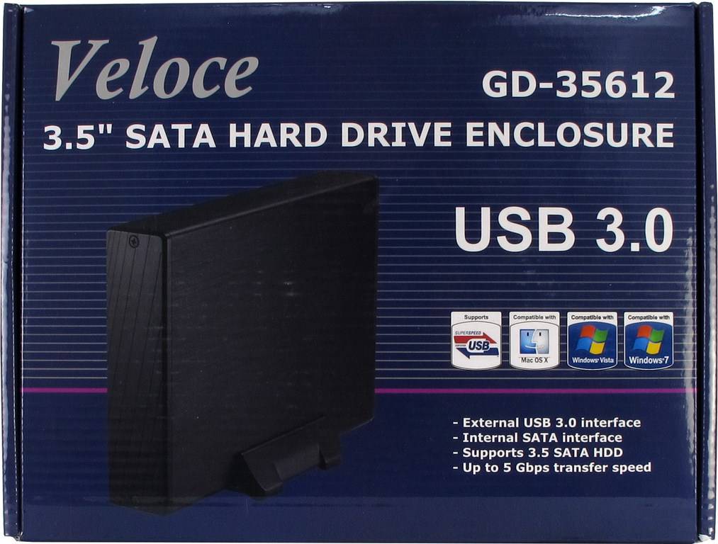 Produktverpackung für 'Veloce' GD-35612 3,5