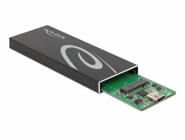 Delock - Speichergehäuse - M.2 - M.2 Card / SATA 6Gb/s - USB 3.2 (Gen 2)